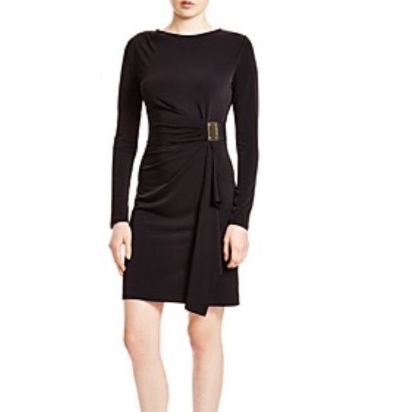 Michael Michael Kors Woman’s Black Midi Cocktail Dress. Size XS. - Picture 1 of 6